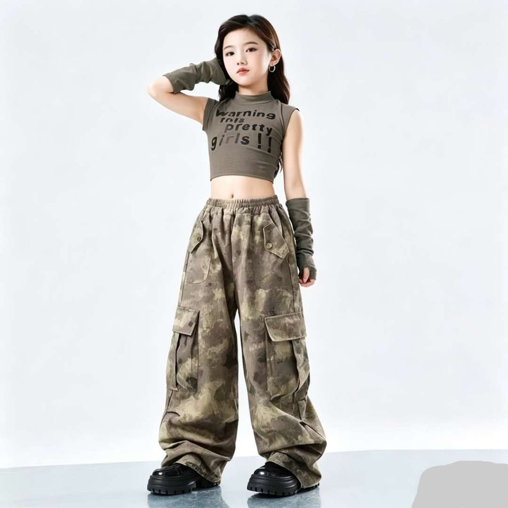 Camo Cargo Two-Piece Set