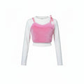 Fuzzy Layer Dance Top