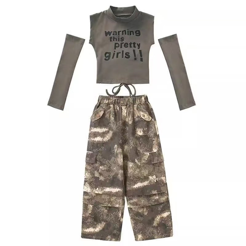 Camo Cargo Two-Piece Set